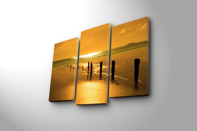 Canvasbilde Music 3-pk Flerfarget - 22x03 cm - Innredning - Bilder & kunst - Lerretsbilder