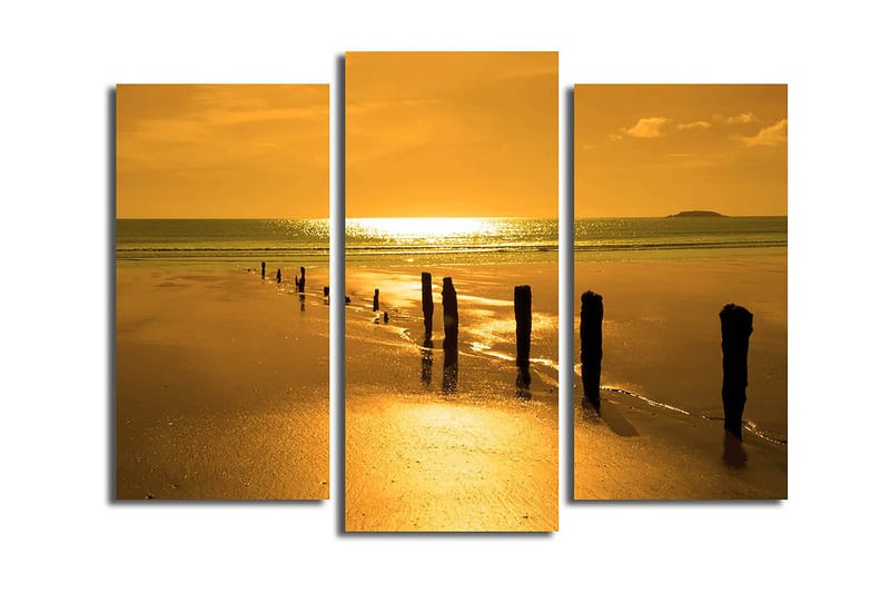 Canvasbilde Music 3-pk Flerfarget, 22x03 cm