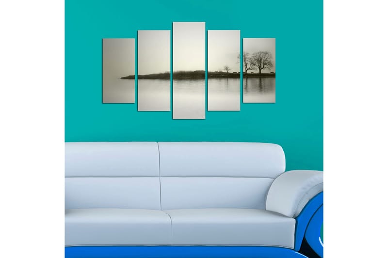 Canvasbilde Nature 5-pk Flerfarget - 22x06 cm - Innredning - Bilder & kunst - Lerretsbilder