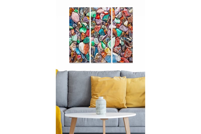 Canvasbilde Nautical 3-pk Flerfarget, 22x05 cm