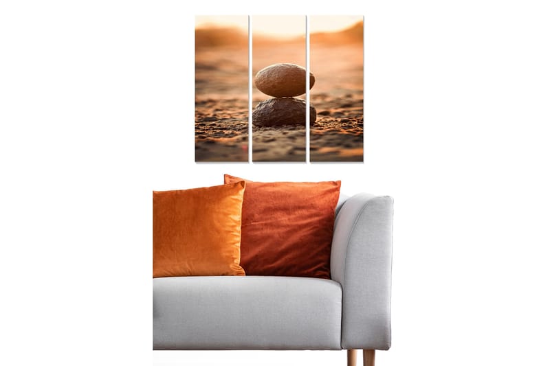 Canvasbilde Nautical 3-pk Flerfarget, 22x05 cm