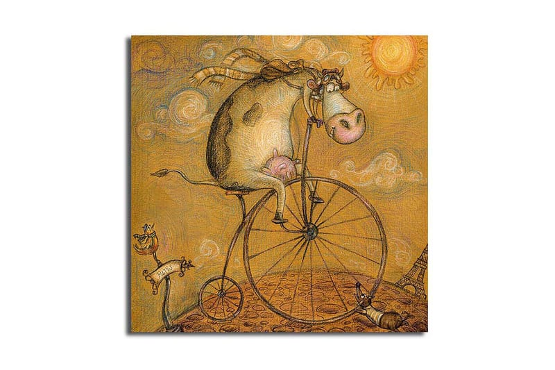 Canvasbilde Nautical Flerfarget - 44x54 cm - Innredning - Bilder & kunst - Lerretsbilder