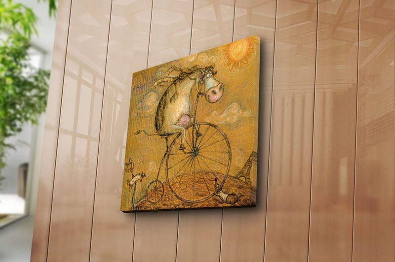 Canvasbilde Nautical Flerfarget - 44x54 cm - Innredning - Bilder & kunst - Lerretsbilder