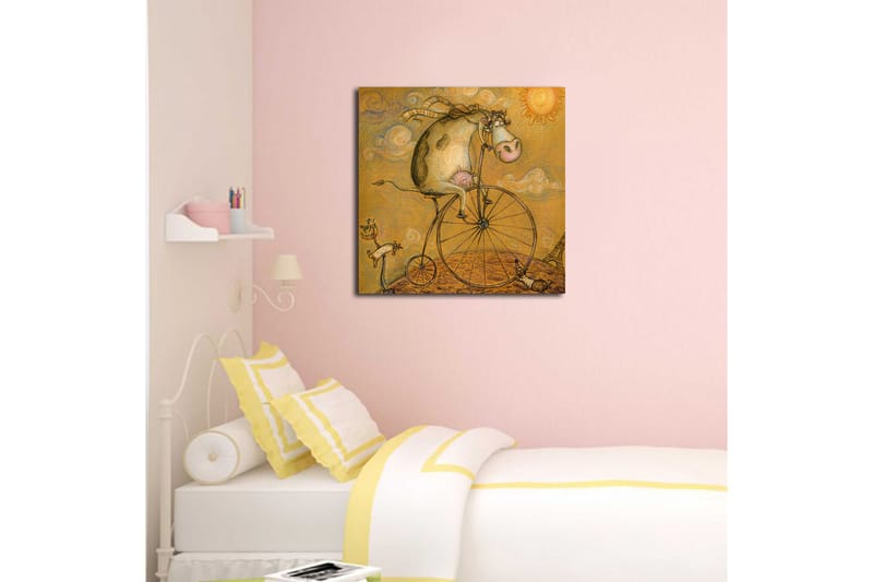 Canvasbilde Nautical Flerfarget - 44x54 cm - Innredning - Bilder & kunst - Lerretsbilder