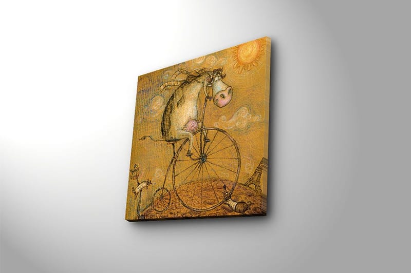 Canvasbilde Nautical Flerfarget - 44x54 cm - Innredning - Bilder & kunst - Lerretsbilder