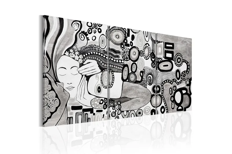 Canvasbilde Sølv Kiss, Artgeist sp. z o. o.