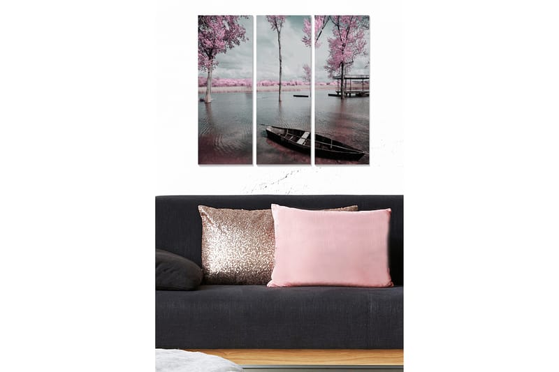 Canvasbilde Scenic 3-pk flerfarget - 22x05 cm - Innredning - Bilder & kunst - Lerretsbilder