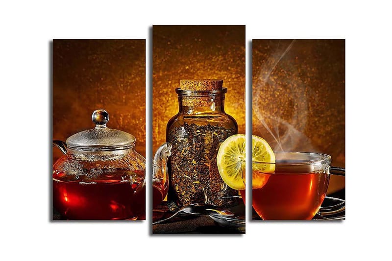 Canvasbilde Scenic 3-pk flerfarget, 22x03 cm