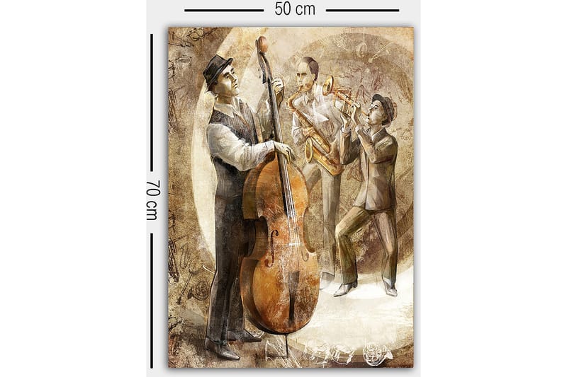 Canvasbilde Scenic Flerfarget - 55x07 cm - Lerretsbilder