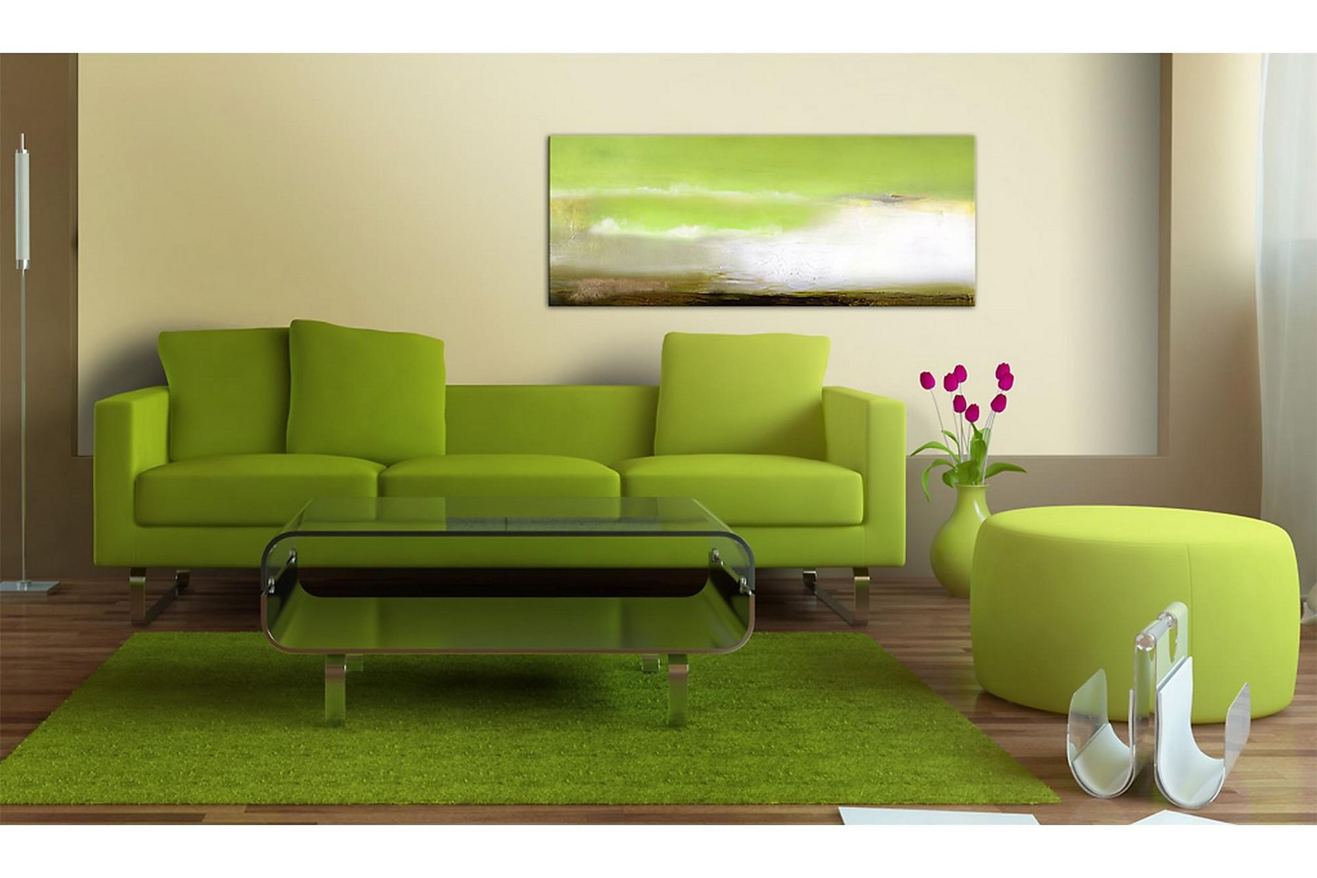 Canvasbilde Sjøskum 100x40 cm - Artgeist sp. z o. o. - Innredning - Bilder & kunst - Lerretsbilder