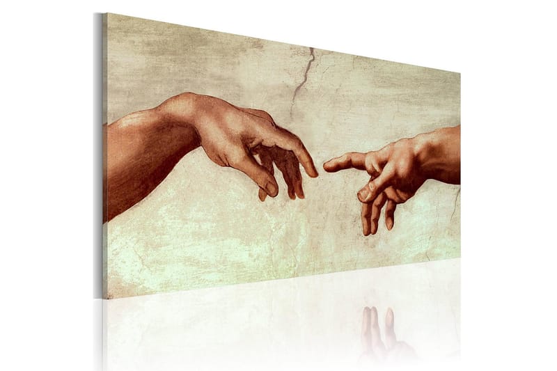 Canvasbilde Skapende av Adam: fragment 120x60 cm - Artgeist sp. z o. o. - Innredning - Bilder & kunst - Lerretsbilder