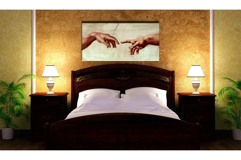 Canvasbilde Skapende av Adam: fragment 120x60 cm - Artgeist sp. z o. o. - Innredning - Bilder & kunst - Lerretsbilder