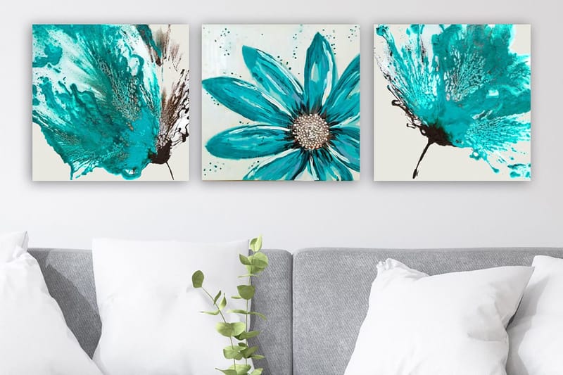 Canvasbilde VP Italy 3-pk Flerfarget, 33x03 cm