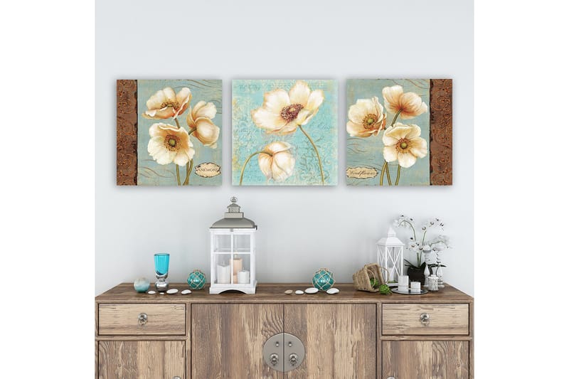 Canvasbilde VP Italy 3-pk Flerfarget - 33x03 cm - Innredning - Bilder & kunst - Lerretsbilder