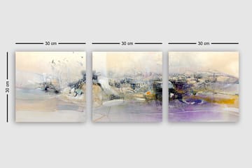 Canvasbilde VP Italy 3-pk Flerfarget - 33x03 cm - Innredning - Bilder & kunst - Lerretsbilder