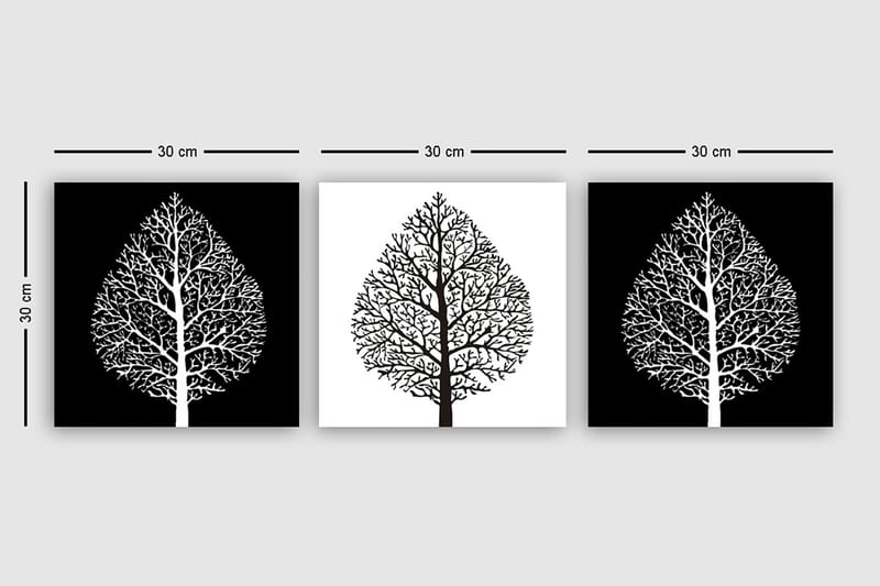 Canvasbilde VP Italy 3-pk Flerfarget - 33x03 cm - Innredning - Bilder & kunst - Lerretsbilder