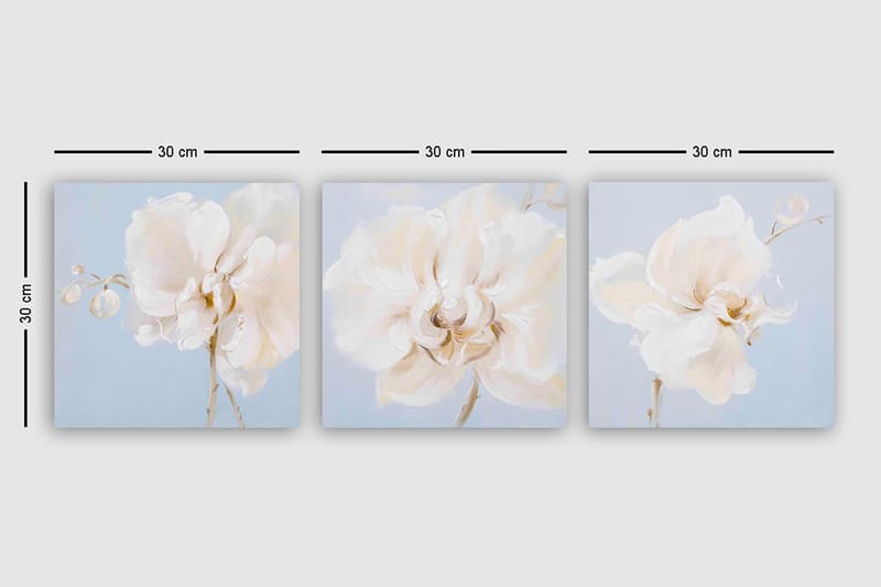 Canvasbilde VP Italy 3-pk Flerfarget - 33x03 cm - Innredning - Bilder & kunst - Lerretsbilder