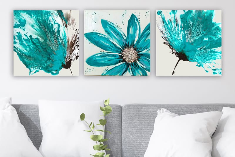 Canvasbilde VP Italy 3-pk Flerfarget - 33x03 cm - Innredning - Bilder & kunst - Lerretsbilder