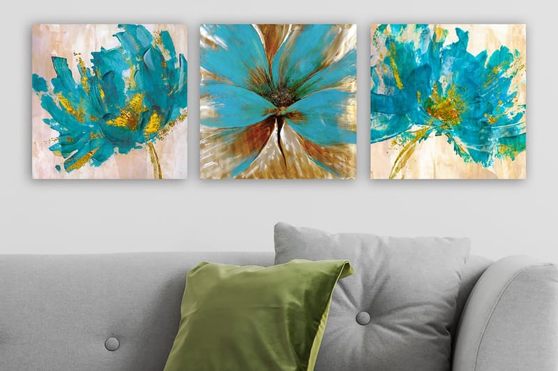 Canvasbilde VP Italy 3-pk Flerfarget - 33x03 cm - Innredning - Bilder & kunst - Lerretsbilder