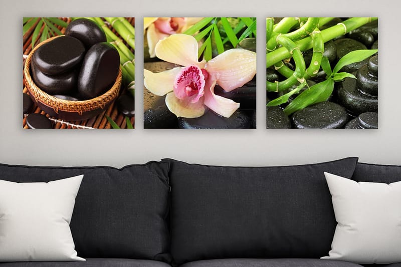 Canvasbilde VP Italy 3-pk Flerfarget - 33x03 cm - Innredning - Bilder & kunst - Lerretsbilder
