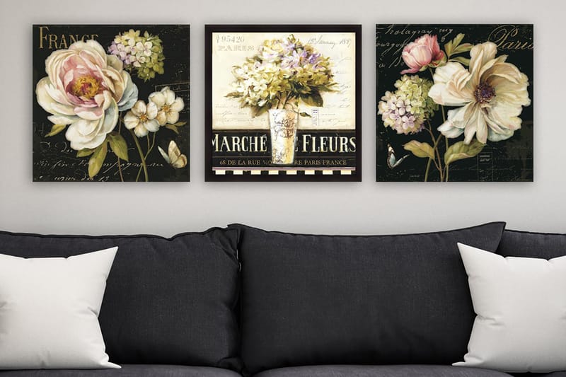 Canvasbilde VP Italy 3-pk Flerfarget - 33x03 cm - Innredning - Bilder & kunst - Lerretsbilder