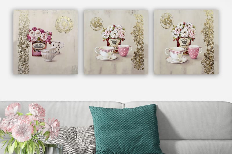 Canvasbilde VP Italy 3-pk Flerfarget - 33x03 cm - Innredning - Bilder & kunst - Lerretsbilder