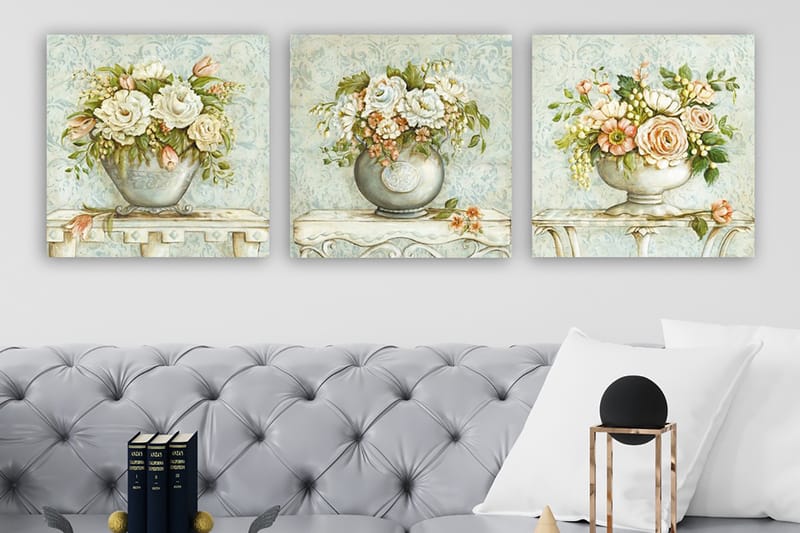 Canvasbilde VP Italy 3-pk Flerfarget - 33x03 cm - Innredning - Bilder & kunst - Lerretsbilder