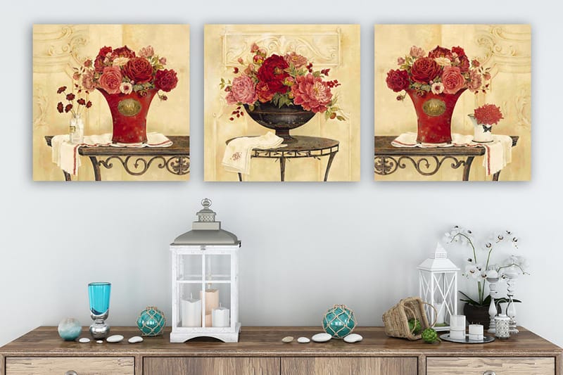 Canvasbilde VP Italy 3-pk Flerfarget - 33x03 cm - Innredning - Bilder & kunst - Lerretsbilder