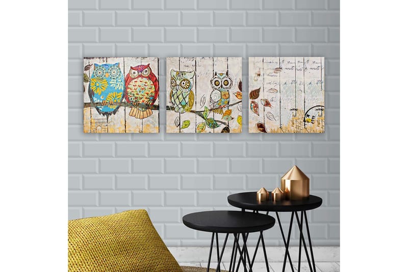 Canvasbilde VP Italy 3-pk Flerfarget - 33x03 cm - Innredning - Bilder & kunst - Lerretsbilder