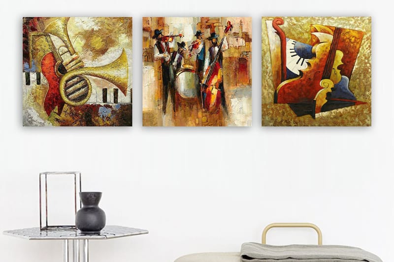 Canvasbilde VP Italy 3-pk Flerfarget - 33x03 cm - Innredning - Bilder & kunst - Lerretsbilder