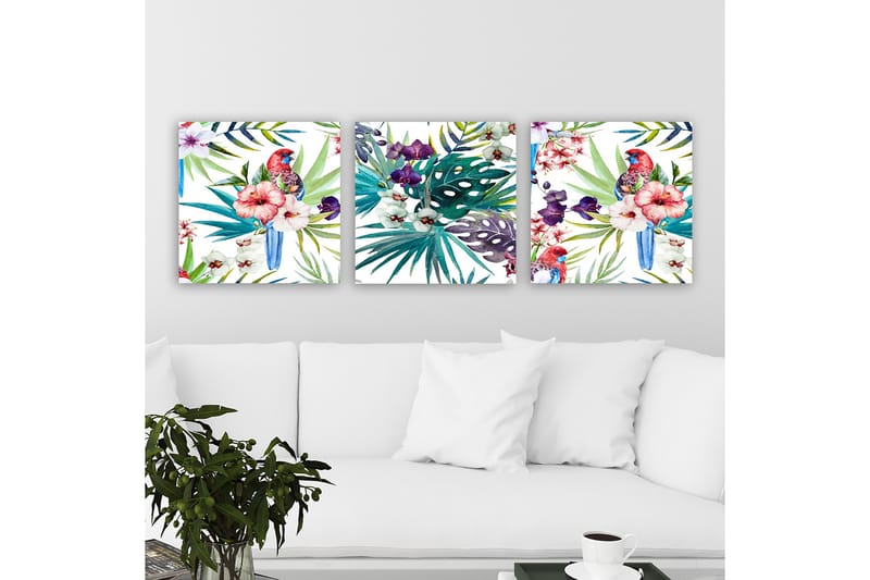 Canvasbilde VP Italy 3-pk Flerfarget - 33x03 cm - Innredning - Bilder & kunst - Lerretsbilder