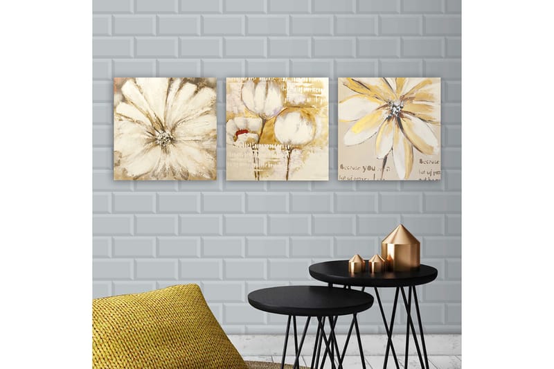 Canvasbilde VP Italy 3-pk Flerfarget - 33x03 cm - Innredning - Bilder & kunst - Lerretsbilder