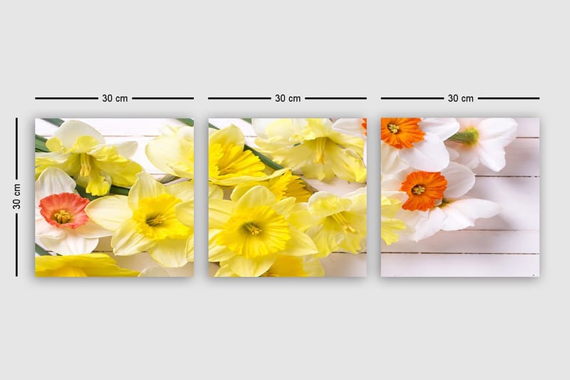 Canvasbilde VP Italy 3-pk Flerfarget - 33x03 cm - Innredning - Bilder & kunst - Lerretsbilder