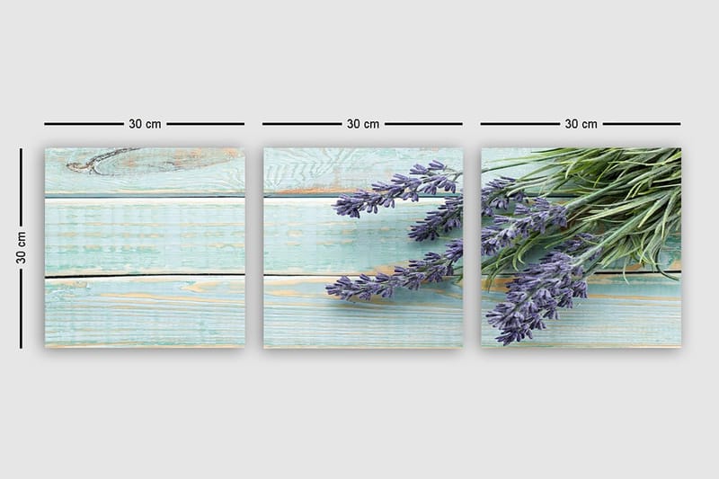 Canvasbilde VP Italy 3-pk Flerfarget - 33x03 cm - Innredning - Bilder & kunst - Lerretsbilder