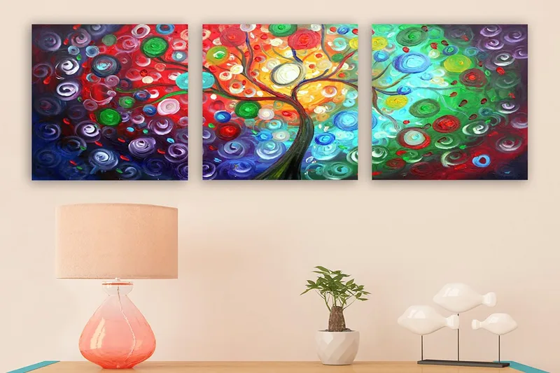 Canvasbilde VP Italy 3-pk Flerfarget - 33x03 cm - Innredning - Bilder & kunst - Lerretsbilder