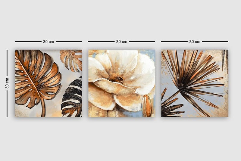 Canvasbilde VP Italy 3-pk Flerfarget - 33x03 cm - Innredning - Bilder & kunst - Lerretsbilder