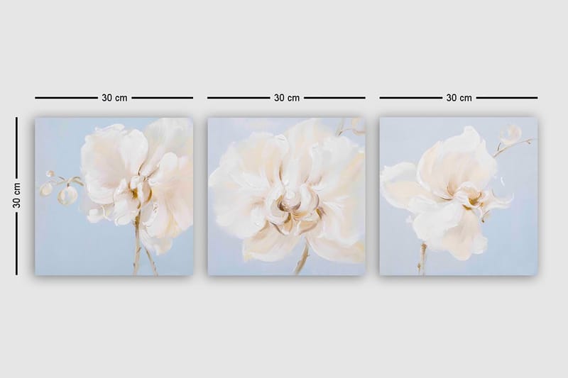 Canvasbilde VP Italy 3-pk Flerfarget - 33x03 cm - Innredning - Bilder & kunst - Lerretsbilder