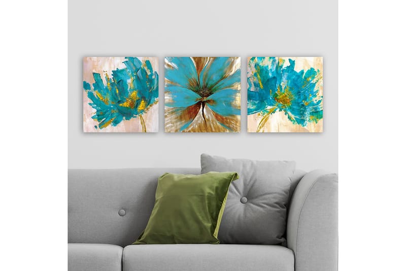 Canvasbilde VP Italy 3-pk Flerfarget - 33x03 cm - Innredning - Bilder & kunst - Lerretsbilder