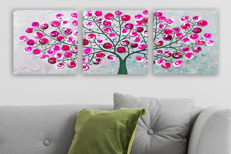 Canvasbilde VP Italy 3-pk Flerfarget, 33x03 cm