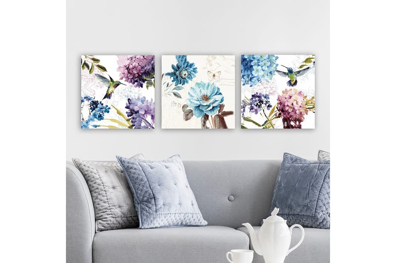 Canvasbilde VP Italy 3-pk Flerfarget - 33x03 cm - Innredning - Bilder & kunst - Lerretsbilder