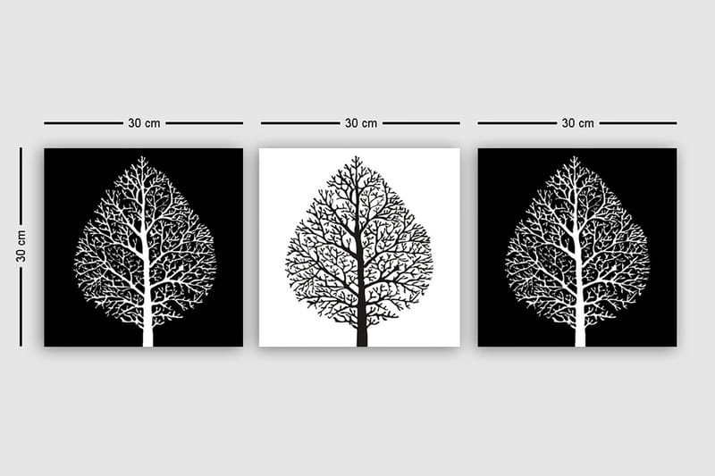 Canvasbilde VP Italy 3-pk Flerfarget - 33x03 cm - Innredning - Bilder & kunst - Lerretsbilder