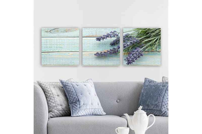 Canvasbilde VP Italy 3-pk Flerfarget - 33x03 cm - Innredning - Bilder & kunst - Lerretsbilder