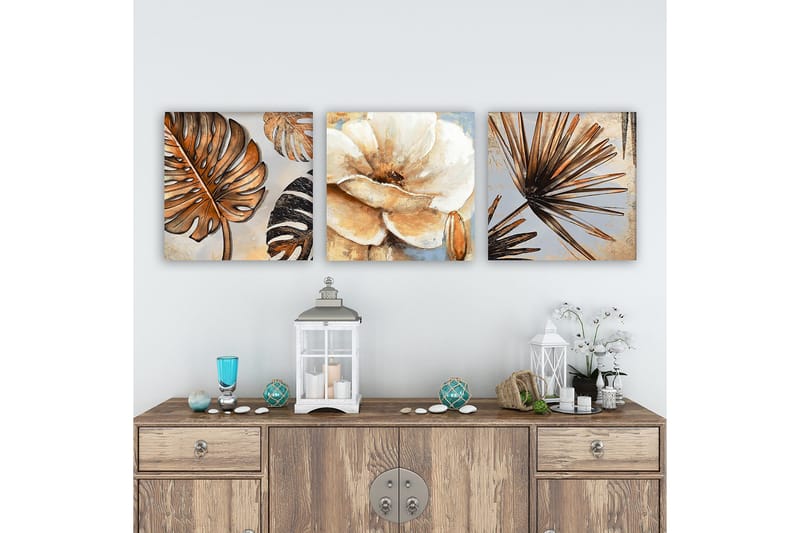 Canvasbilde VP Italy 3-pk Flerfarget - 33x03 cm - Innredning - Bilder & kunst - Lerretsbilder