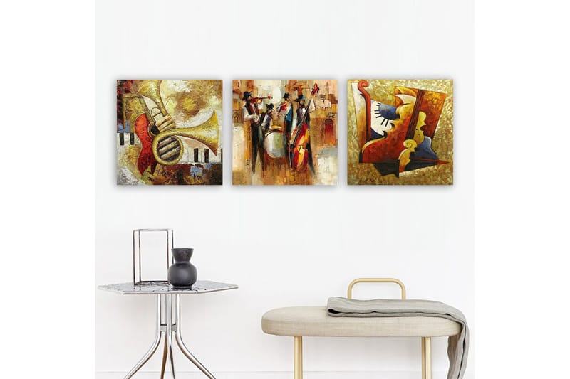 Canvasbilde VP Italy 3-pk Flerfarget - 33x03 cm - Innredning - Bilder & kunst - Lerretsbilder