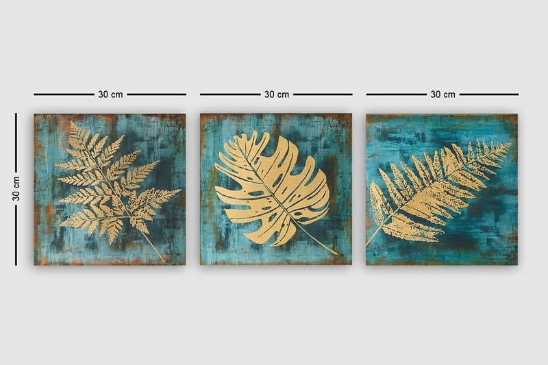 Canvasbilde VP Italy 3-pk Flerfarget - 33x03 cm - Innredning - Bilder & kunst - Lerretsbilder