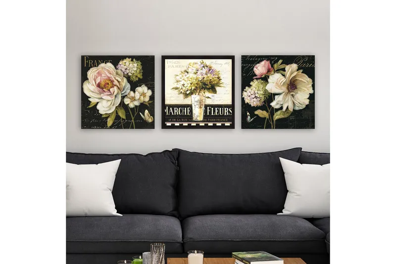 Canvasbilde VP Italy 3-pk Flerfarget - 33x03 cm - Innredning - Bilder & kunst - Lerretsbilder