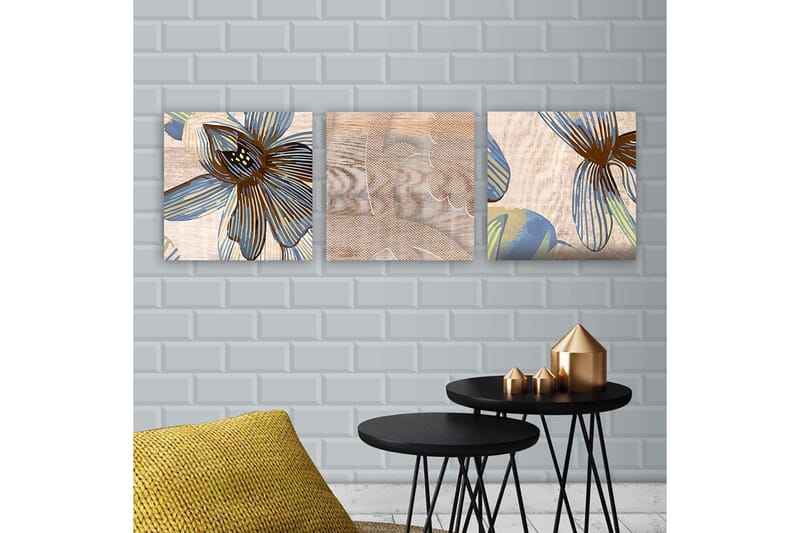 Canvasbilde VP Italy 3-pk Flerfarget - 33x03 cm - Innredning - Bilder & kunst - Lerretsbilder