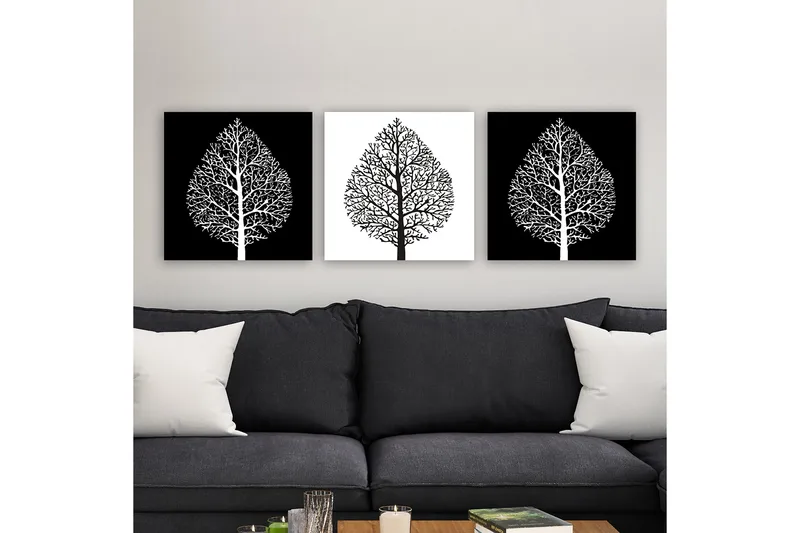 Canvasbilde VP Italy 3-pk Flerfarget - 33x03 cm - Innredning - Bilder & kunst - Lerretsbilder