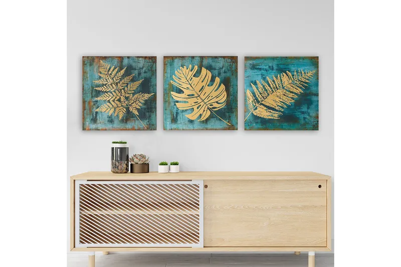 Canvasbilde VP Italy 3-pk Flerfarget - 33x03 cm - Innredning - Bilder & kunst - Lerretsbilder