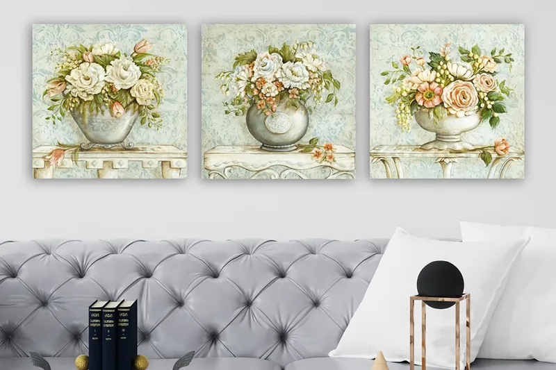 Canvasbilde VP Italy 3-pk Flerfarget - 33x03 cm - Innredning - Bilder & kunst - Lerretsbilder